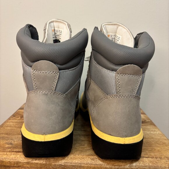 Timberland 6'' Field Boot Waterproof Grey Suede - Winter Streetwear Work Boot - Picture 3 of 12